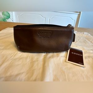 SOLD!!! NEW WITH TAGS! Coach Leather Pencil Case/Travel Case